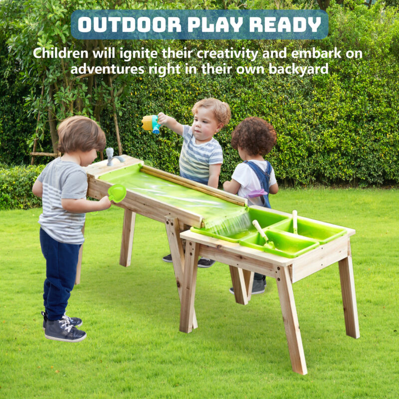 Luckids Sand & Water Aquaflow Table Plus - Natural - Image 3