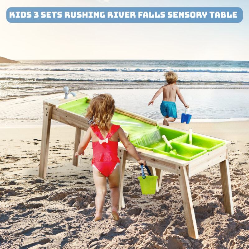 Luckids Sand & Water Aquaflow Table Plus - Natural - Image 4