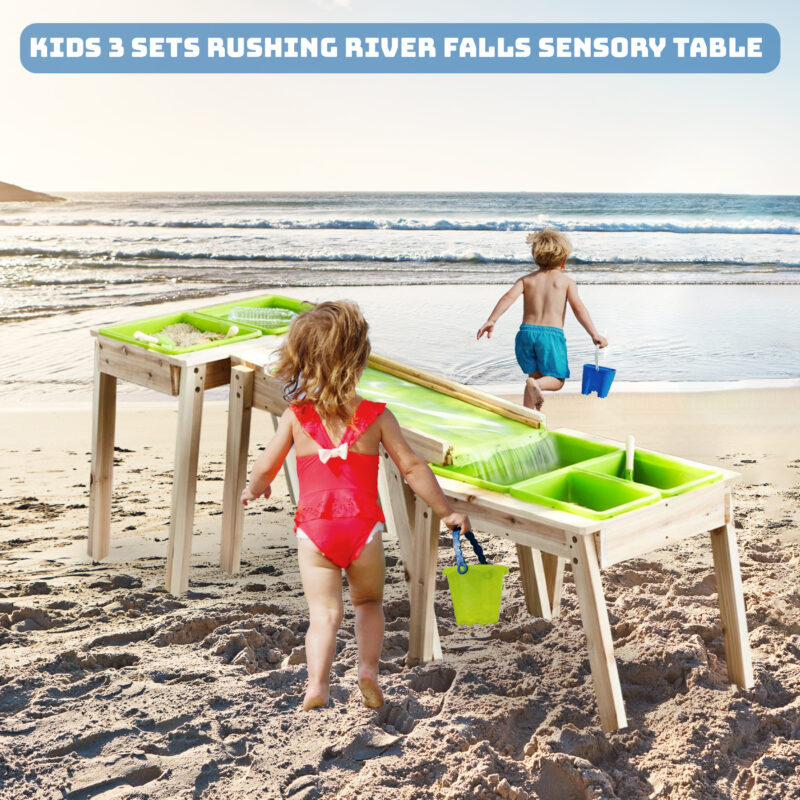 Luckids Sand & Water Aquaflow Table Max - Natural - Image 3