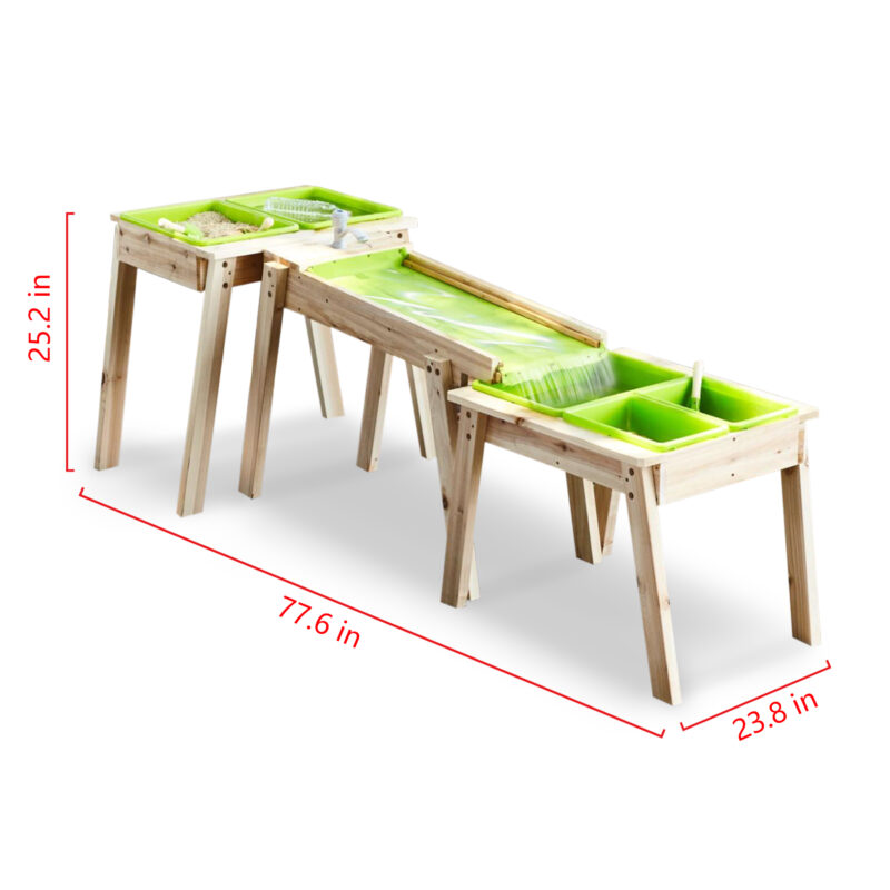 Luckids Sand & Water Aquaflow Table Max - Natural - Image 2