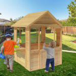 wooden playhouse
