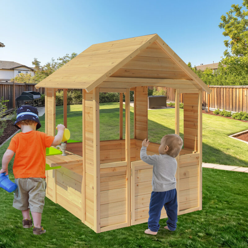 Luckids First Cubby House - Natural - Image 4
