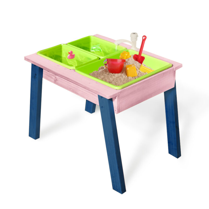 Luckids Sand & Water Aquaflow Table Mini - Blue & Pink