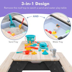 A Classic Children's Wooden Picnic Bench